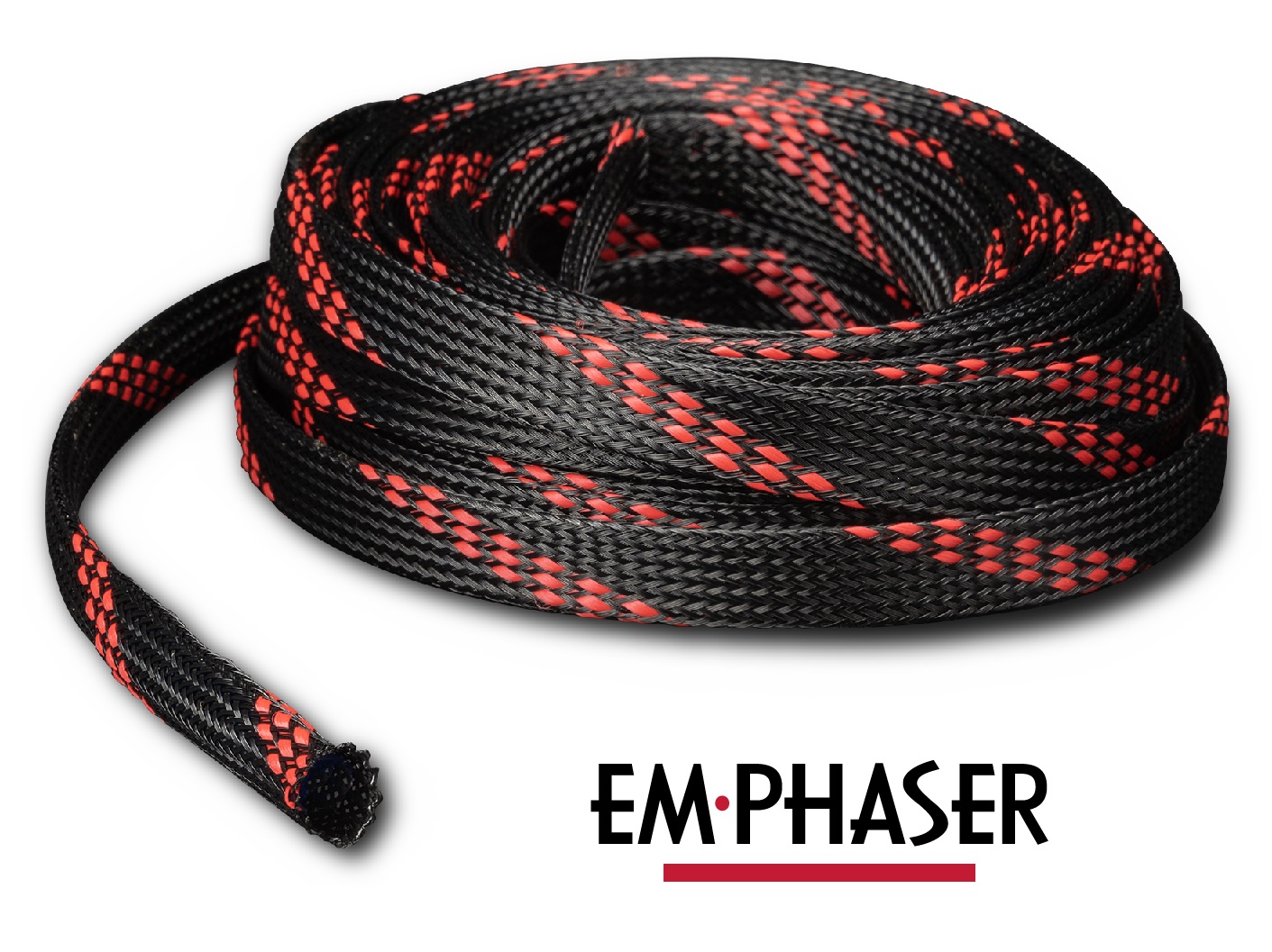 EMPHASER ESP-RSL8 Nylon-Hülle Kabelschlauch Kabelschutz Nylon Sleeve 8 mm Durchmesser, 15 m Länge