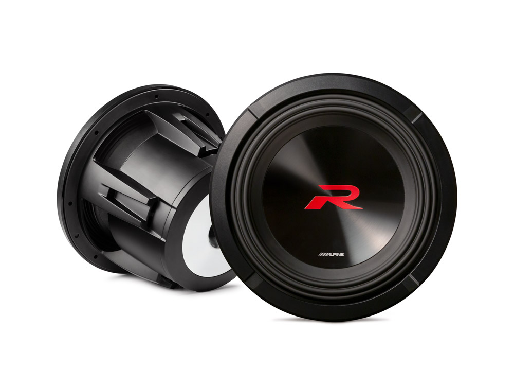 Alpine R2-W10D4 Subwoofer 25 cm (10-Zoll) R-Series 2250 Watt