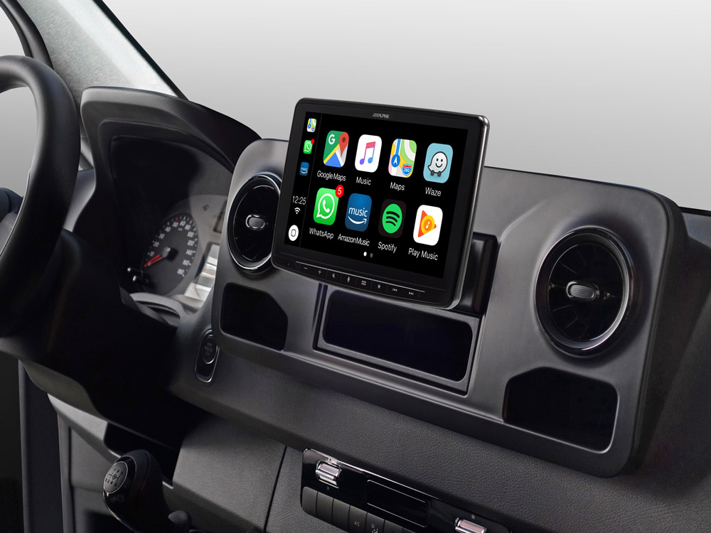 Alpine iLX-F115S907 Autoradio mit 11-Zoll Touchscreen, DAB+, Bluetooth, für Mercedes Benz Sprinter W907 (VS 30) ab 2018 ->