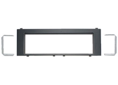 RTA 000.090-0 1 - DIN mounting frame, black ABS, with brackets