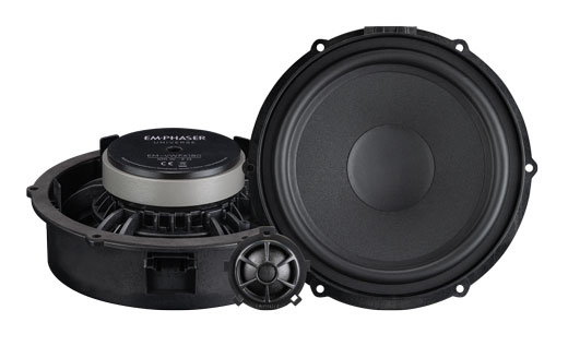 EMPHASER EM-VWFX180 Plug & Play 18 cm (7“) 2-Wege Kombo Lautsprecher Set kompatibel mit VW, Seat, Skoda, Soundsystem für Tür Einbau