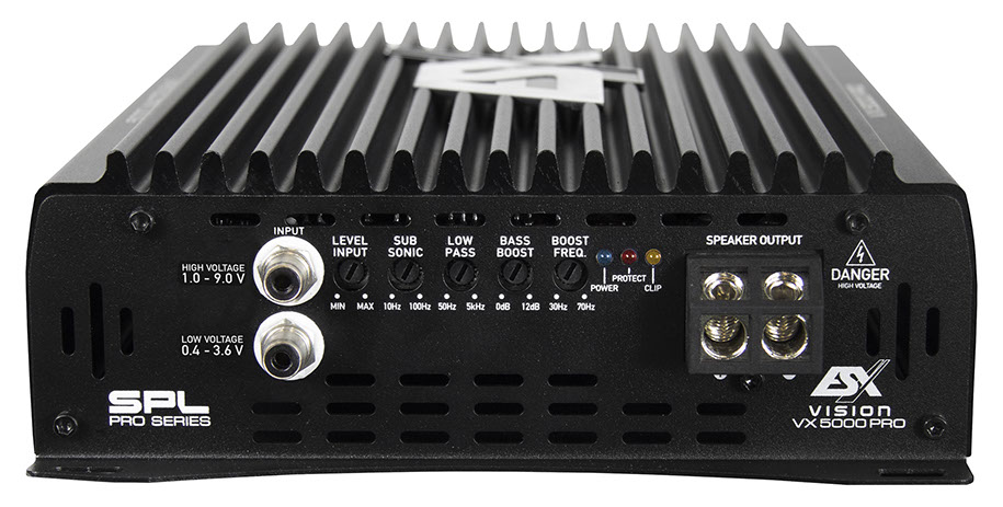ESX VX5000PRO Mono Ultra Class D Digital 1 Kanal Verstärker 5000 Watt RMS 