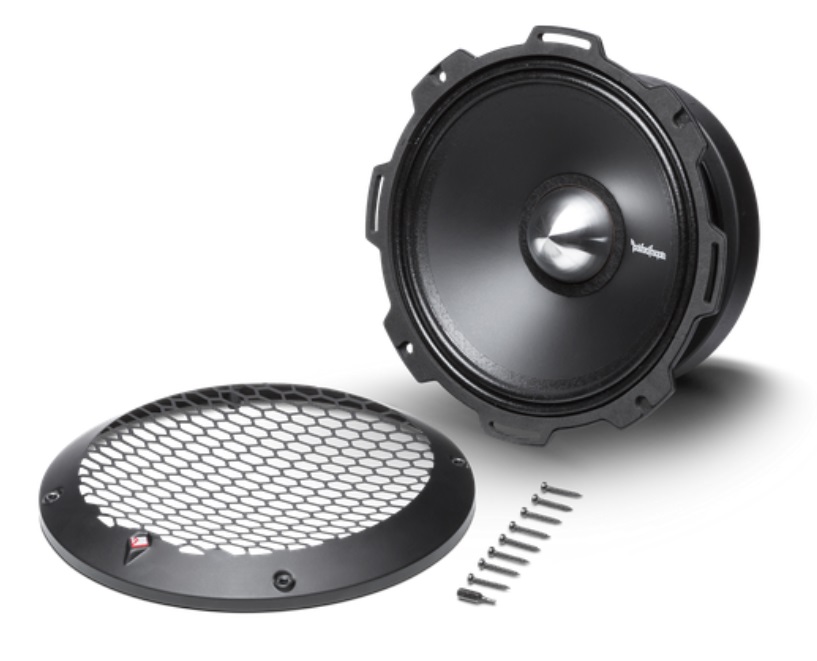 2x Rockford Fosgate PPS4-8 Punch Pro 8" Mid-Range Speakers — 4-Ohm, 500W RMS, High SPL