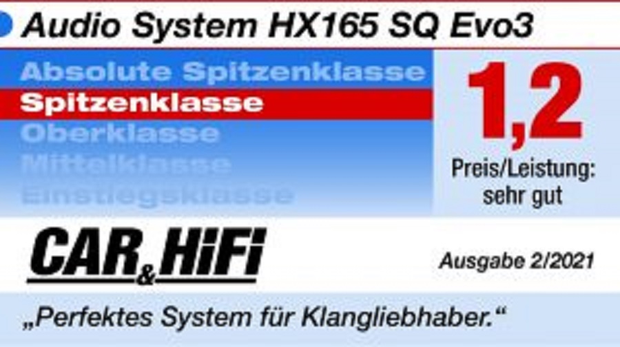 Audio System HX165 SQ EVO 3 16,5 cm 2-Wege High-End Komponentensystem aus der HX-Serie
