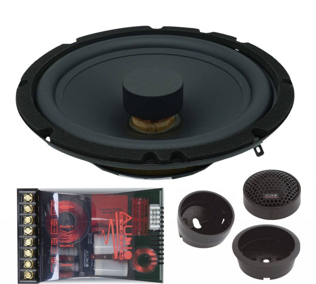 Audio System X 165 FLAT X-Series 16,5 cm d'épaisseur, système à 2 voies