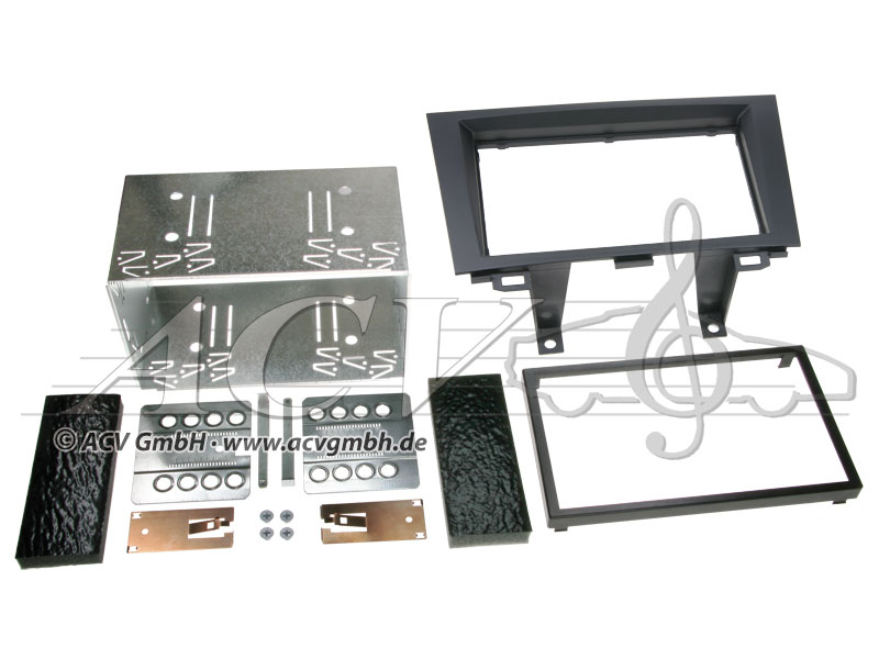 installation Double-DIN kit tactile en caoutchouc pour Honda CR-V 2006 -> 