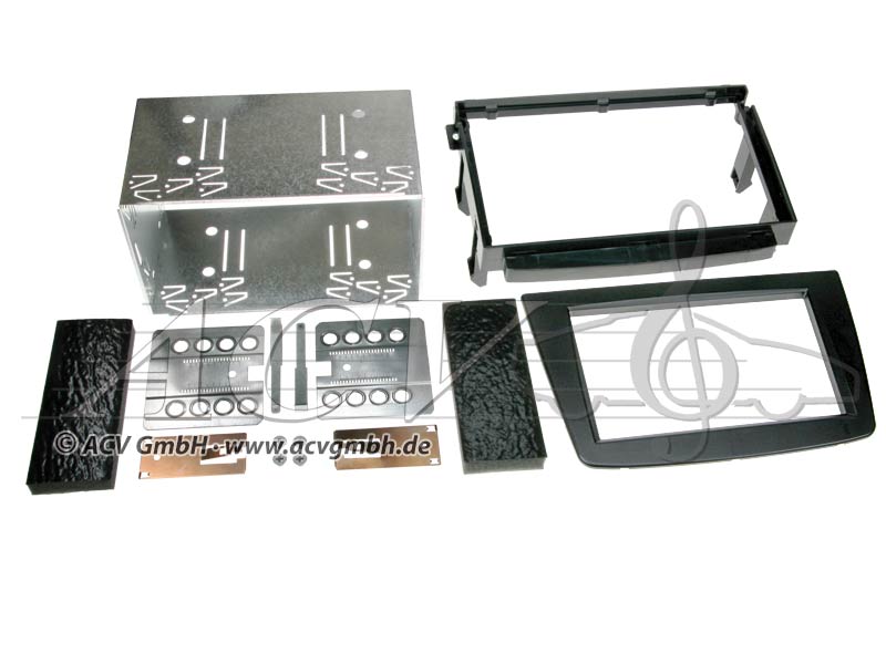 Double-DIN kit di installazione di gomma-Touch Alfa Romeo MiTo 2008 -> 