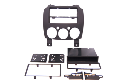 RTA 002.391-0 Multi-frame kit di montaggio con vano portaoggetti, ABS versione opaca - nero