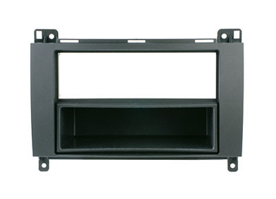 RTA 001.063-0 2- DIN Einbaurahmen, ABS schwarz MERCEDES A - Klasse C / W 169, B-Klasse W245, Sprinter II W906, Vito W639, VW Crafter 