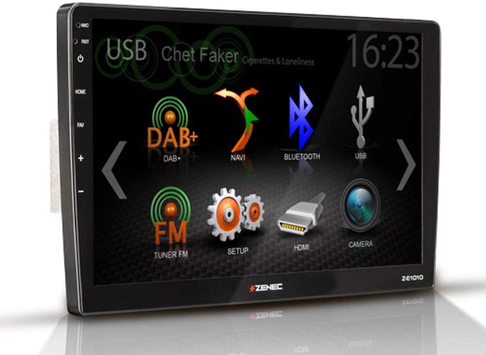 ZENEC Z-E1010 2-DIN Autoradio Infotainer kompatibel mit VW Passat B7 3C, Passat B7 Variant 3C, Passat B7 Variant Alltrack