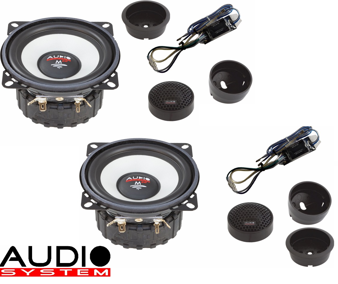 Audio System M SERIES EVO Komplett-Set M100 EVO : Verstärker + Subwoofer 12" + Lautsprecher