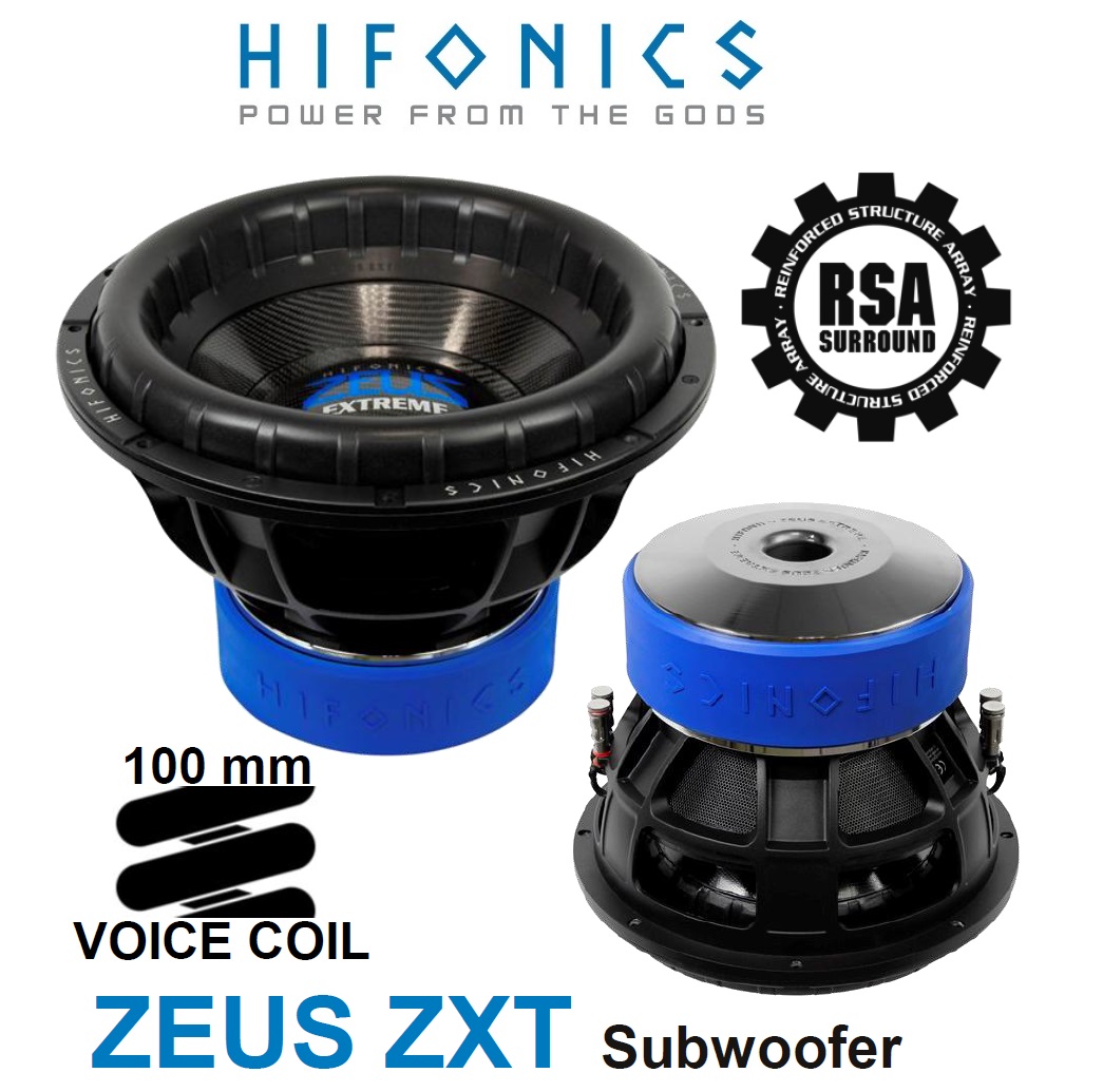 HIFONICS ZXT15D2 ZEUS EXTREME SUBWOOFER 38 cm (15") 7000 Watt