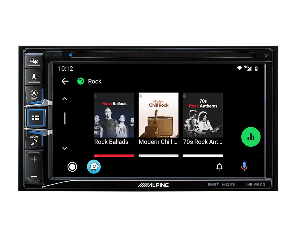 Alpine INE-W611DU8 2-DIN Autoradio Navigationssystem kompatibel mit Fiat Ducato III Version 8 2022 ->