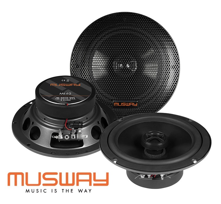 MUSWAY ME-62 Koax 16,5 cm 2-WEGE KOAX-LAUTSPRECHER 160 Watt 6.5” 1 Paar