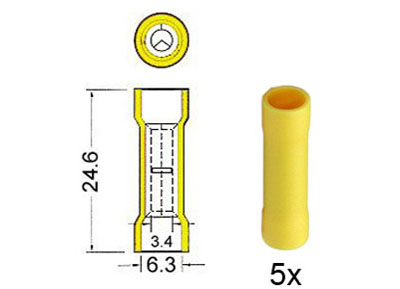 RTA 151.417-0 Splices yellow