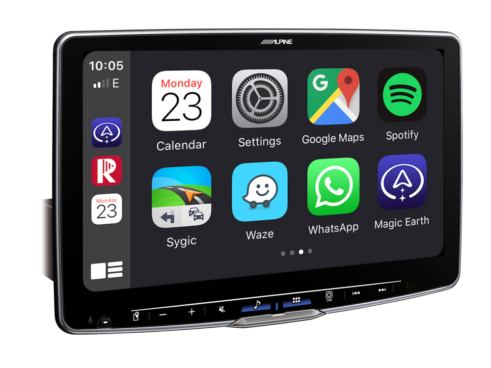 Alpine iLX-F115DU Autoradio mit 11-Zoll Touchscreen, DAB+, Bluetooth, Class-D Verstäker für Fiat Ducato III und baugleiche Fahrzeuge, Citroen Jumper II, Peugeot Boxer II, Opel Movano III