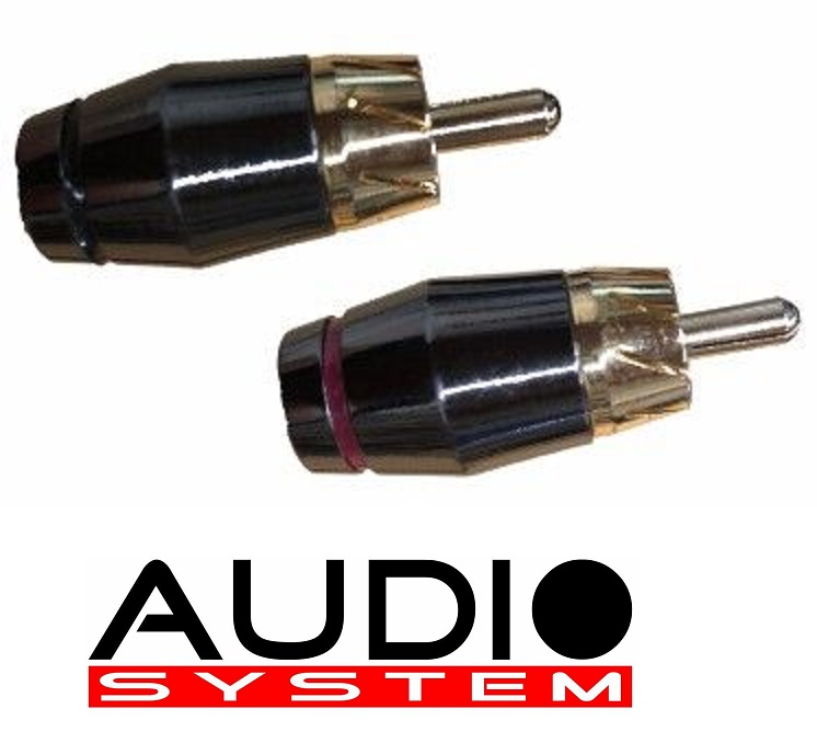 Audio System Z-PRO RCA HIGH-END Cinchstecker lötbare Cinchstecker 1 Paar