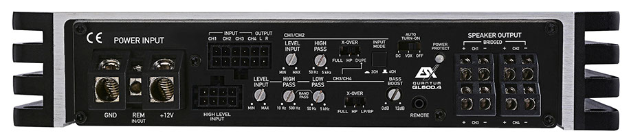 ESX QL600.4 QUANTUM Digital 4CH AMP 4-Kanal Class D Digital Verstärker 680 Watt RMS