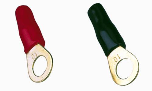 ACV 30.4700-04 Oeillets 10 mm²> 6,4 mm 2 x rouge / 2 x noir 