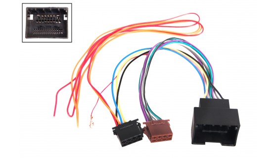 RTA 004.157-0 Câble adaptateur ISO , connecteur 44 broches pour Opel