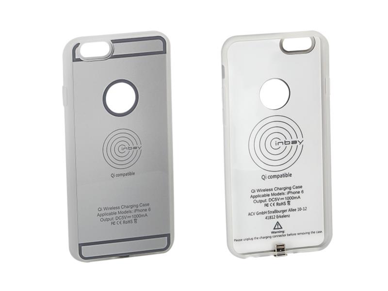 ACV 240000-21-01 Inbay® Ladeschale für iPhone 6/6S silber