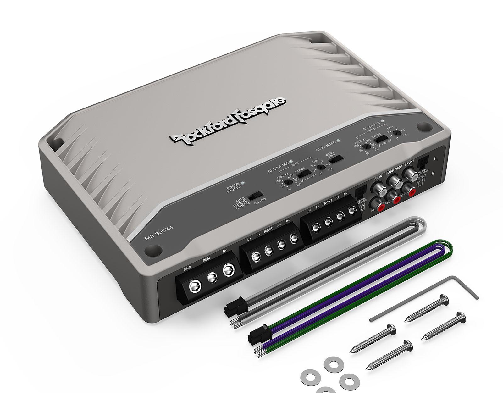 ROCKFORD Fosgate M2-300x4 PRIME 4CH Amp Verstärker für Boote Marine Outdoor 