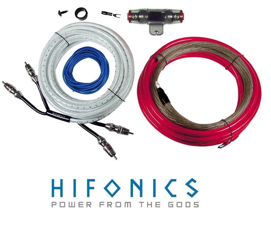 HIFONICS HF16WK Verstärker Kabelkit Anschluss Set 10 mm² bis 1300 Watt