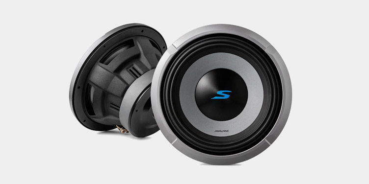 Alpine S2-W10D2 Subwoofer 25cm (10”) 2 Ohm Doppelschwingspule, 1800 Watt Woofer (10-Zoll)