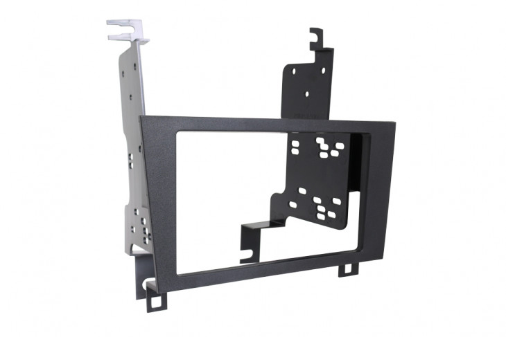 RTA 002.216-0 Double DIN mounting frame black ABS