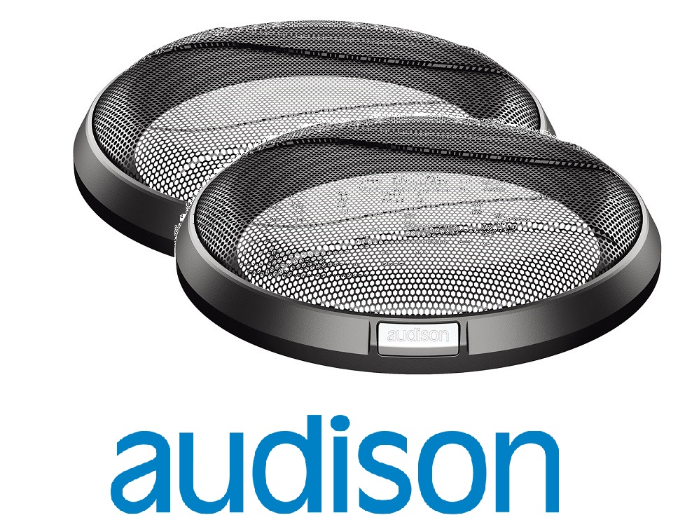 Audison APG 5 - 13 cm Lautsprecherabdeckung SET GRILL 130mm 1 Paar / 2 Stück