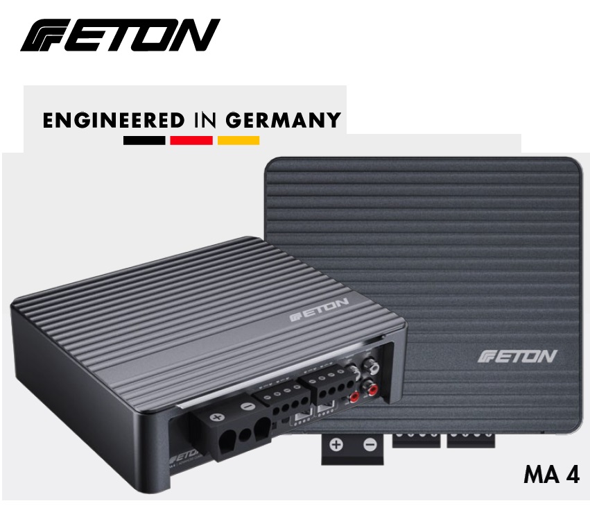 Ma4 Software Eton MA4 4-Kanal Verstärker Mini Endstufe Amplifier 740 Watt für Autos ...