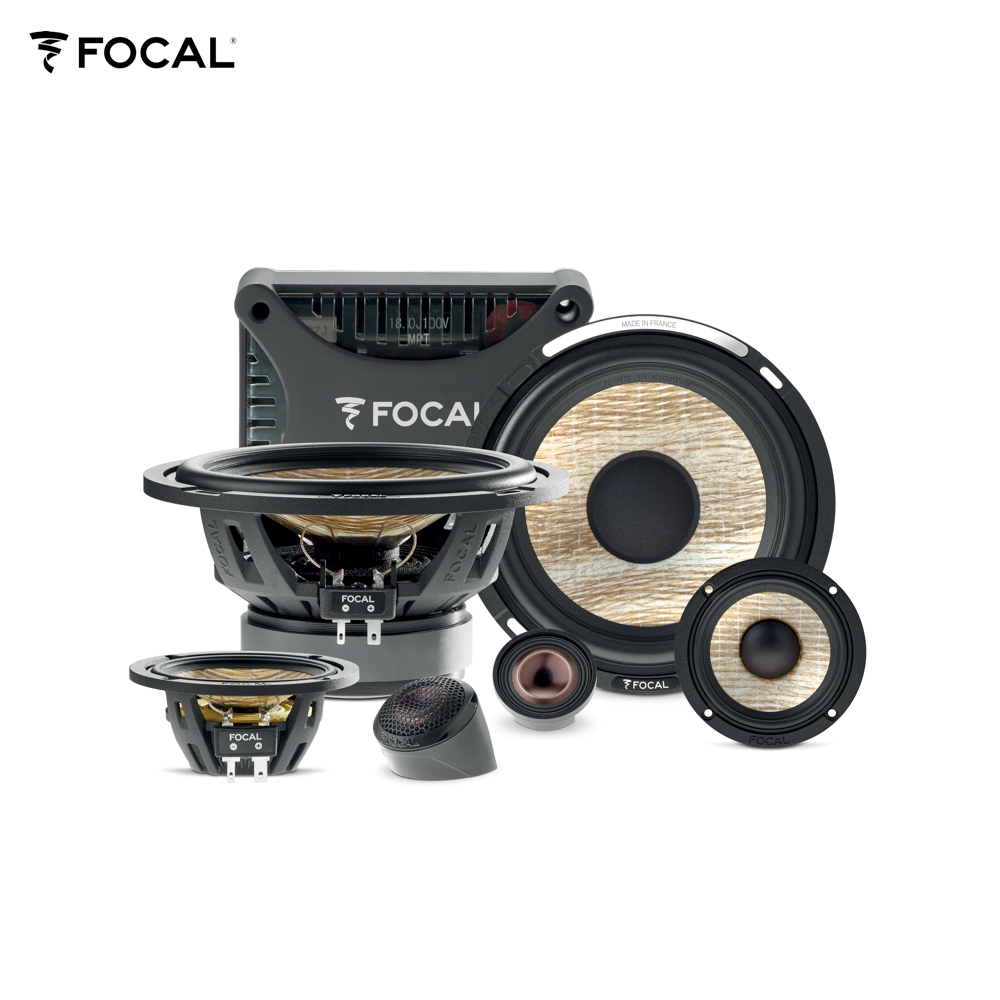 FOCAL PS165F3E FLAX EVO-Serie 16,5 cm (6.5") 3-Wege Kompo Lautsprecher Set 160 Watt