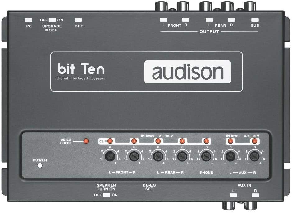 Audison bit Ten - 5-Kanal Soundprozessor bit Ten - SIGNAL INTERFACE PROCESSOR