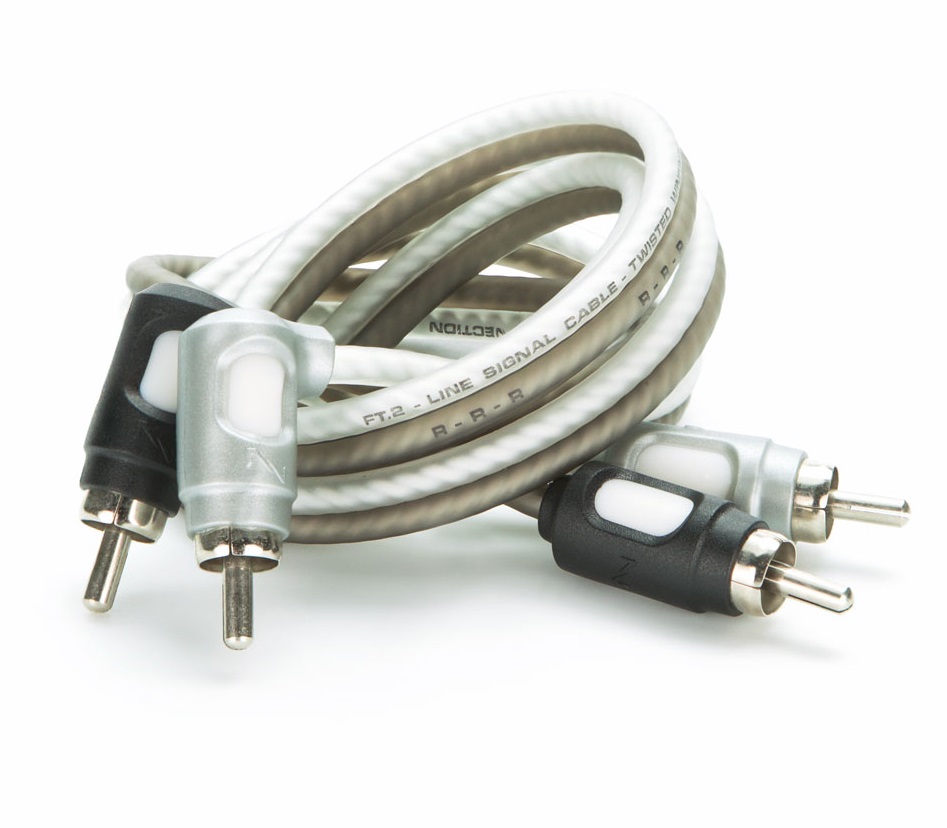 Connection Audison FT2 550.2 2-Kanal Hochwertiges Cinchkabel 5,5 m RCA Cinch