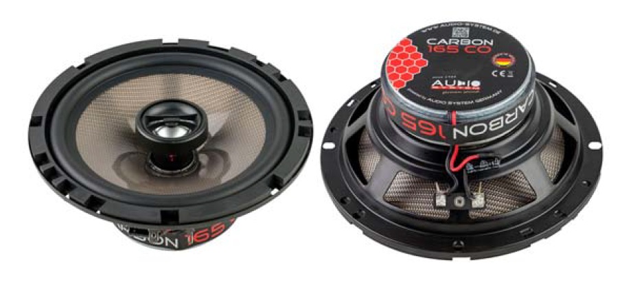 Audio System CARBON 165 CO 2-Wege 16,5cm Koax Lautsprecher Speaker - 1 Paar -- NEU