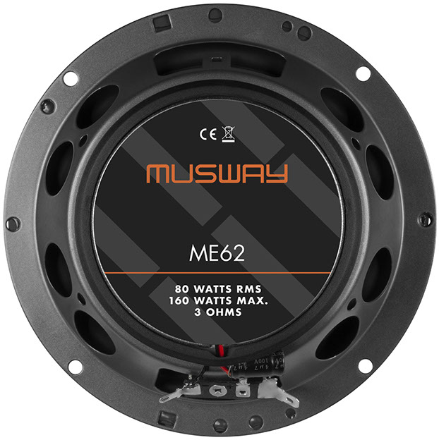 MUSWAY ME-62 Koax 16,5 cm 2-WEGE KOAX-LAUTSPRECHER 160 Watt 6.5” 1 Paar