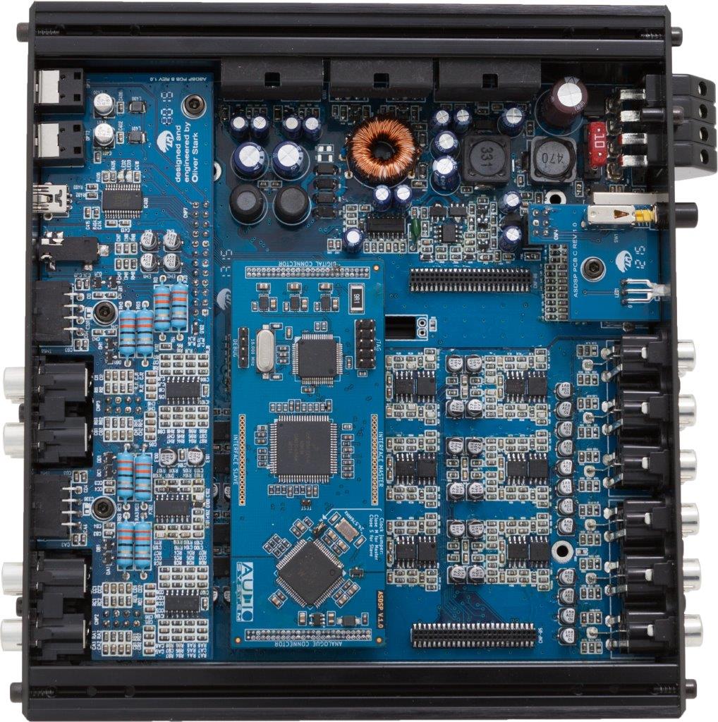 AUDIO SYSTEM DSP 8.12 12-Kanal Hochleistungs-DSP mit Freescale Multi-Core Chip