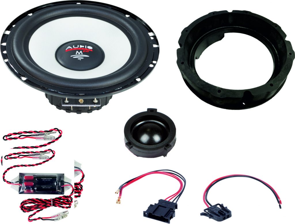 Audio System MFIT SKODA FABIA 6Y EVO2 16,5 cm (6.5") 2-Wege Kompo Lautsprecher Set kompatibel mit SKODA FABIA 6Y 1999->   