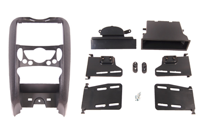 RTA 002.343-0 Multi-frame mounting kit with storage compartment, ABS black version