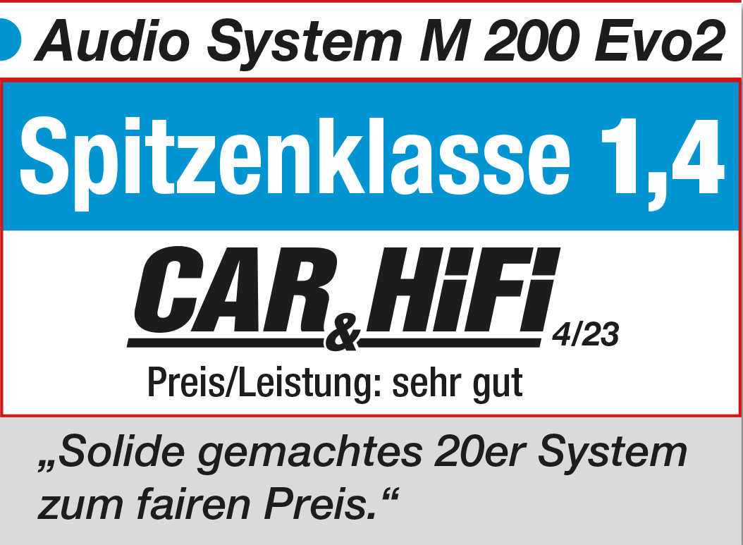 Audio System M 200 Evo 2 2-Wege 20cm HIGH EFFICIENT Compo Lautsprecher System