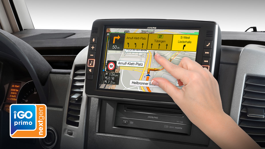 Alpine X903D-S906 23 cm (9-Zoll) Premium-Infotainment-System für Mercedes Sprinter (W906) mit Reisemobil-Navigation, Apple CarPlay und Android Auto Unterstützung