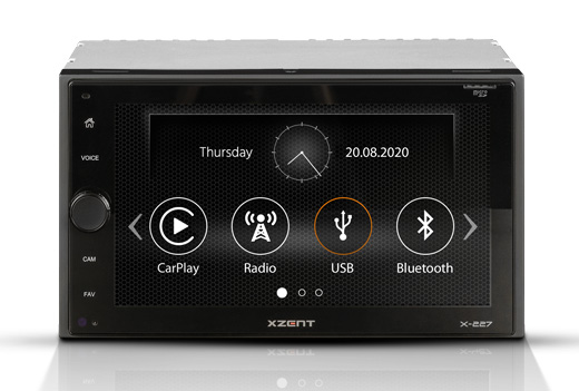 XZENT X-227 2-Din Autoradio DAB+ Infotainer mit CarPlay und HDMI