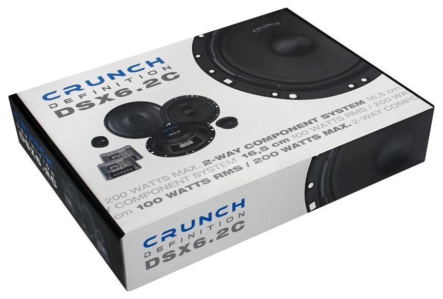 CRUNCH DSX 6.2c APPARTEMENT 2-way compo 16.5cm DSX6.2c 