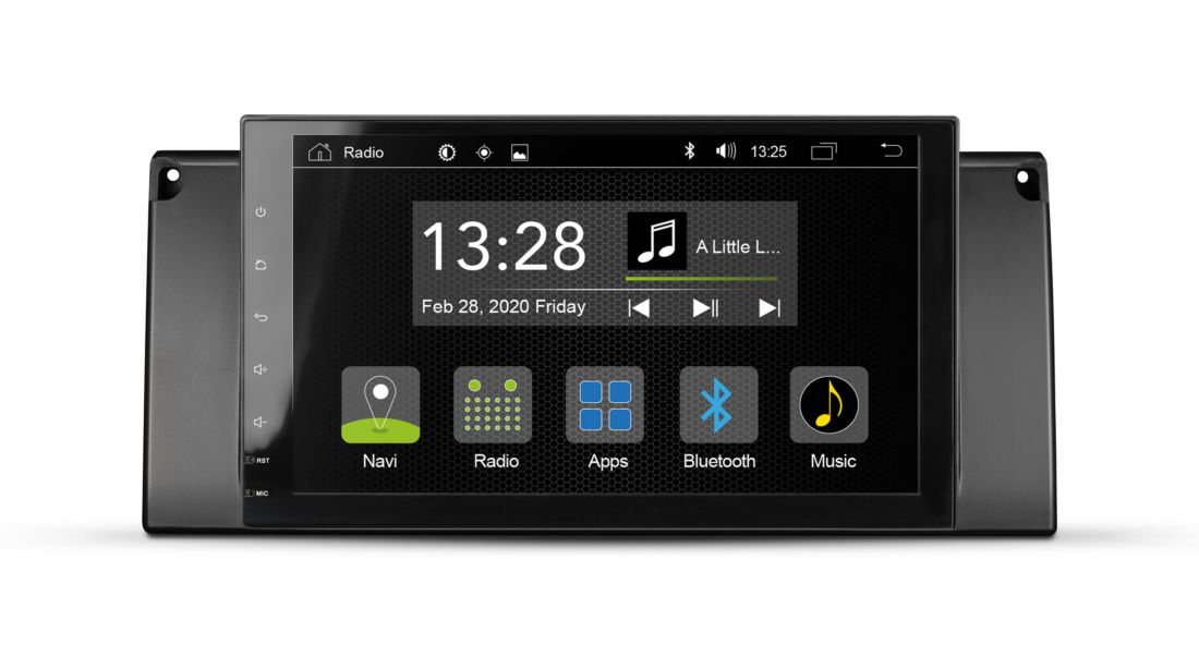 RADICAL R-C11BM3 BMW E39 Infotainer Android Autoradio für BMW 5er E39 Limousine, Touring und M5
