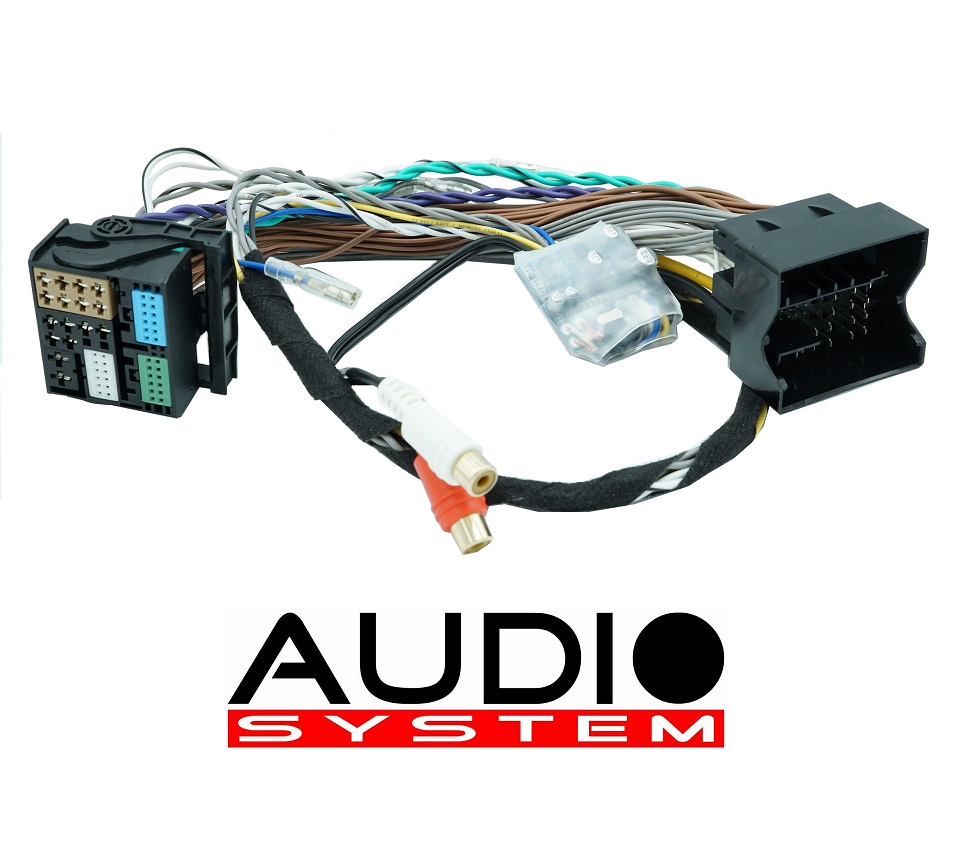Audio System HLC2 EM POWER QUADLOCK 52 Plug & Play High Low Adapter für Audi, Seat, Skoda, VW