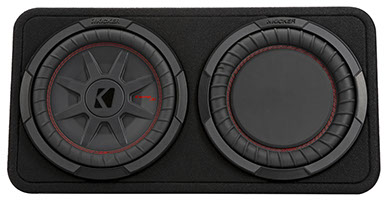 Kicker TCWRT102-48 Subwoofer 10” (25 cm) Subbox mit 10" Passiv-Membran 800 Watt