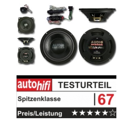 Audio System X 200 GOLF V Evo X-Series 3-Wege Spezial Front System 200mm