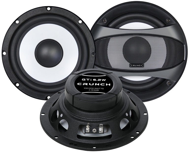 Crunch GTI6.2W 16,5 cm (6.5") Kickbass Lautsprecher Tiefmitteltöner Woofer 200 Watt - 1 Paar