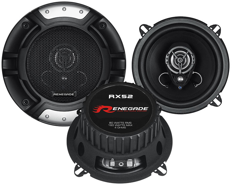 Renegade RX52 coaxial système de 13 cm 160 watts RX 52 