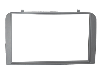 RTA 002.317-0 Double DIN mounting frame ABS silver-gray, dark